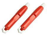 valonic Zeckenzange 2X - rot, Zeckenpinzette, Zeckenentferner für Hunde und Katzen - tick remover