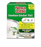Nexa Lotte Insektenschutz 3-in-1 Starterpack, Mückenstecker, Elektroverdampfer gegen fliegende Insekten, Gerät+35ml Flasche